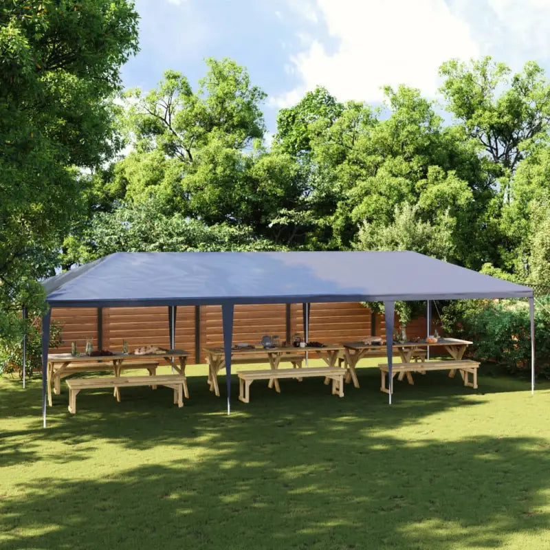 Partytent voor tuinfeesten en buitengebruik - Blauw / 4 x 9 m / 1 - Partytenten & prieëlen