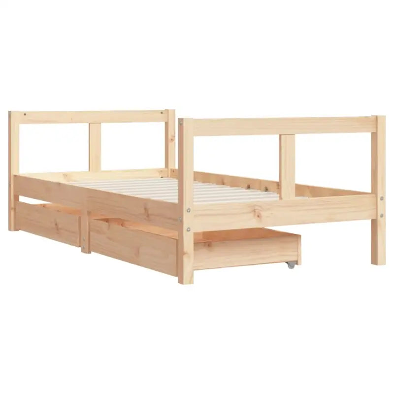 Peuter- en kinderbedden van massief grenenhout met tijdloos design - Peuter- & kinderbedden