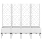 Plantenbak met latwerk voor klimplanten in tuin of op terras - Bloempotten & plantenbakken