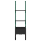 Plantenbak met latwerk voor klimplanten in tuin of terras - Bloempotten & plantenbakken