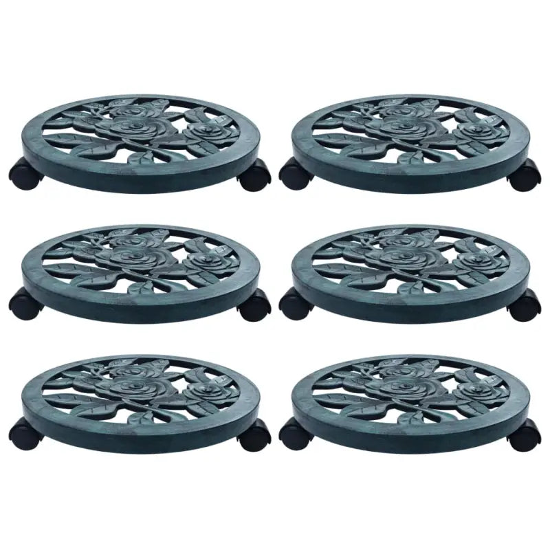 Plantenstandaarden voor gemakkelijk verplaatsen van je planten - Groen / 38 cm / 6 - Plantenstandaarden