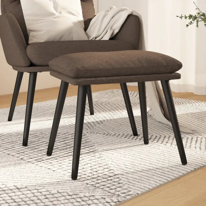 Poefs Metalen Poten voor een Modern en Comfortabel Interieur - Taupe / 1 - Poefs