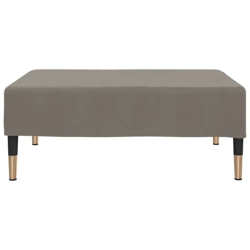 Poefs voetenbank in fluweel voor een stijlvolle woonkamer toevoeging - Poefs