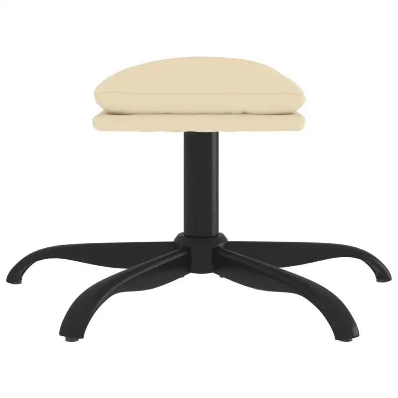 Poefs voetenbank met metalen poten en moderne uitstraling - Poefs