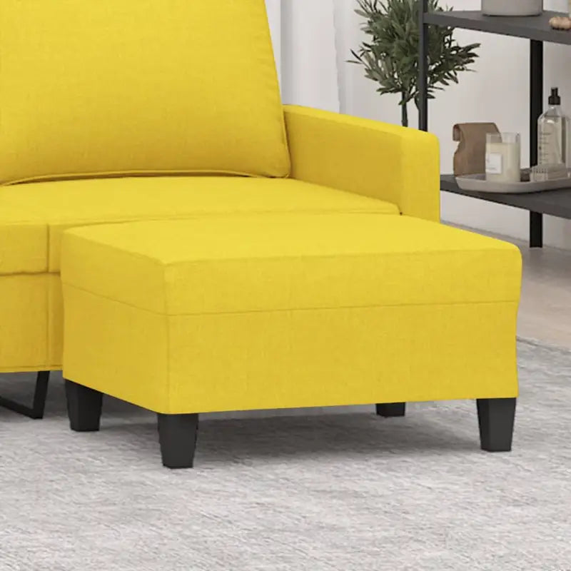 Poefs voor een modern en comfortabel interieur - Lichtgeel / 70 x 55 x 41 cm / 1 - Poefs