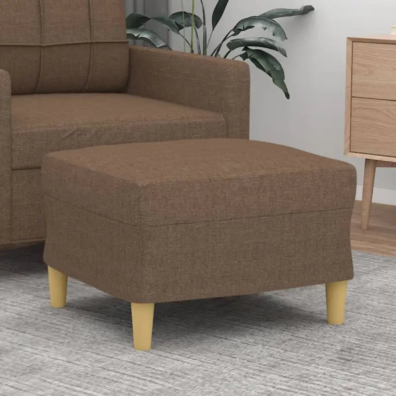 Poefs voor een moderne en comfortabele interieuraccent - Bruin / 60 x 50 x 41 cm / 1 - Poefs