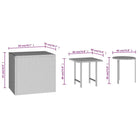 Poly Rattan Bijzettafels Met Verschillende Afmetingen en Formaten - Bijzettafels