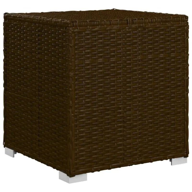 Poly rattan ligstoel met gepoedercoat stalen frame voor ontspanning - Ligstoelen