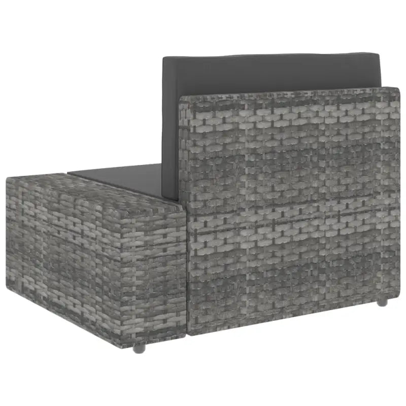 Poly rattan loungeset met comfortabele breedte en diepte zitting - Tuinsets