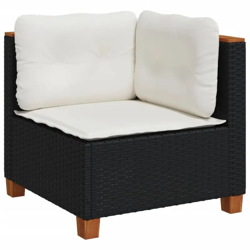 Poly rattan loungeset met natuurlijke olieafwerking voor een comfortabele zitervaring - Tuinsets