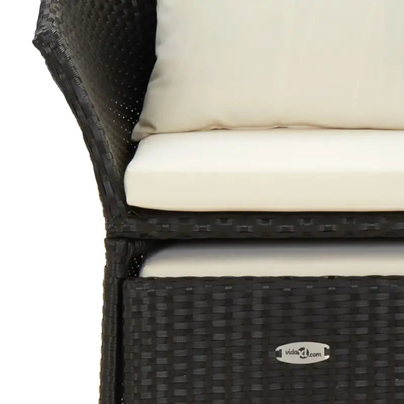 Poly Rattan Loungeset met Stalen Frame voor Comfortabele Tuinplezier - Tuinsets