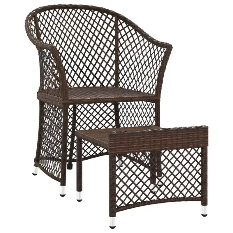 Poly rattan loungeset met stalen frame voor jouw tuin of terras - Tuinsets