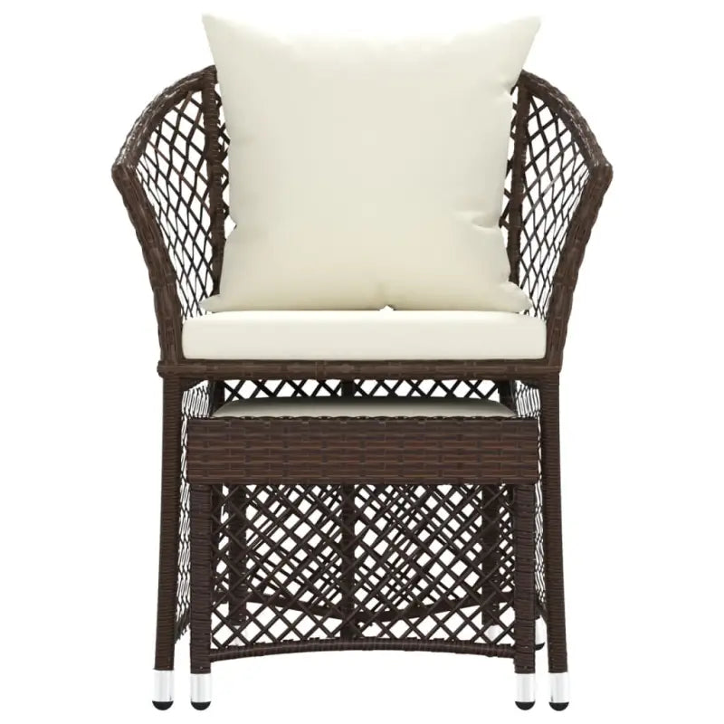 Poly rattan loungeset met stalen frame voor jouw tuin of terras - Tuinsets