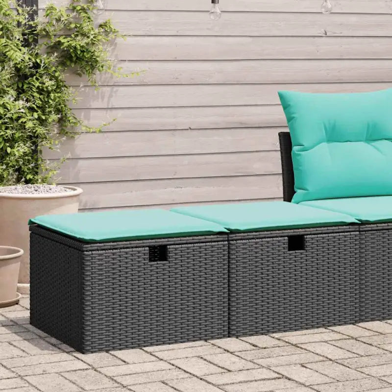 Poly rattan loungeset met waterdichte tas en wasbare hoes voor buitenplezier - Tuinsets