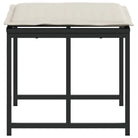 Poly rattan tuinkrukken voor een comfortabele zitervaring met wasbare hoes - Tuinpoefs