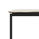 Poly rattan tuinkrukken voor een comfortabele zitervaring met wasbare hoes - Tuinpoefs