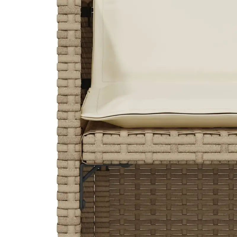 Poly rattan tuinset met comfortabele zitervaring en wasbare hoes - Tuinsets