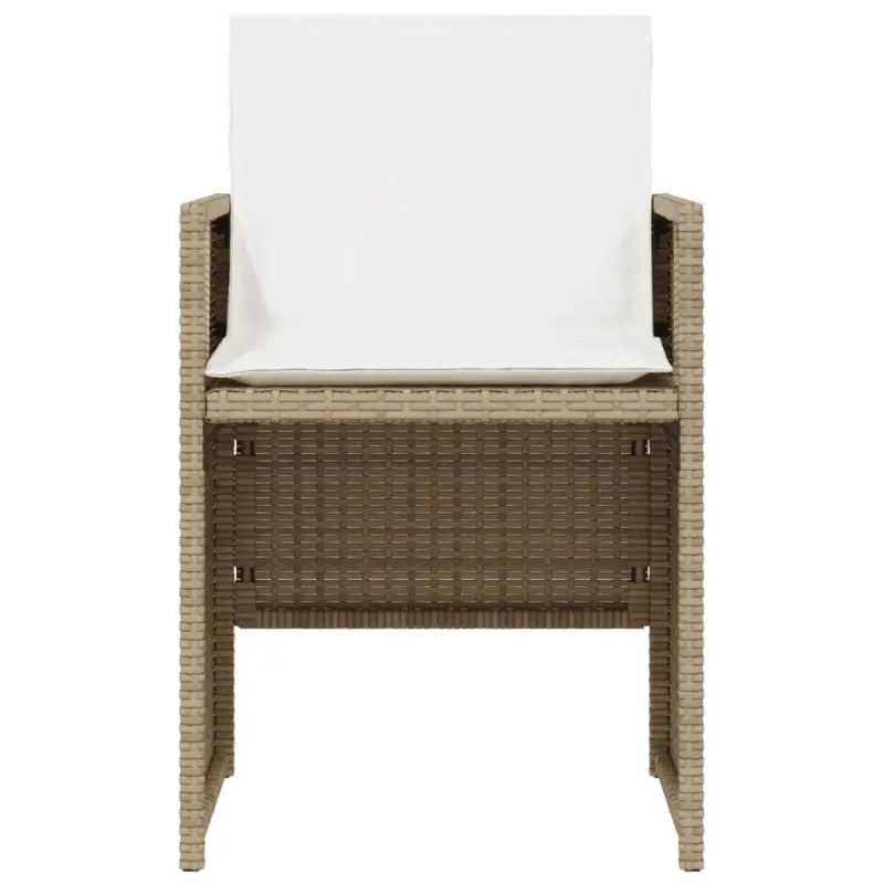 Poly rattan tuinset met comfortabele zitervaring en wasbare hoes - Tuinsets
