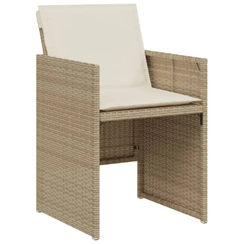 Poly rattan tuinset met comfortabele zitervaring en wasbare hoes - Tuinsets