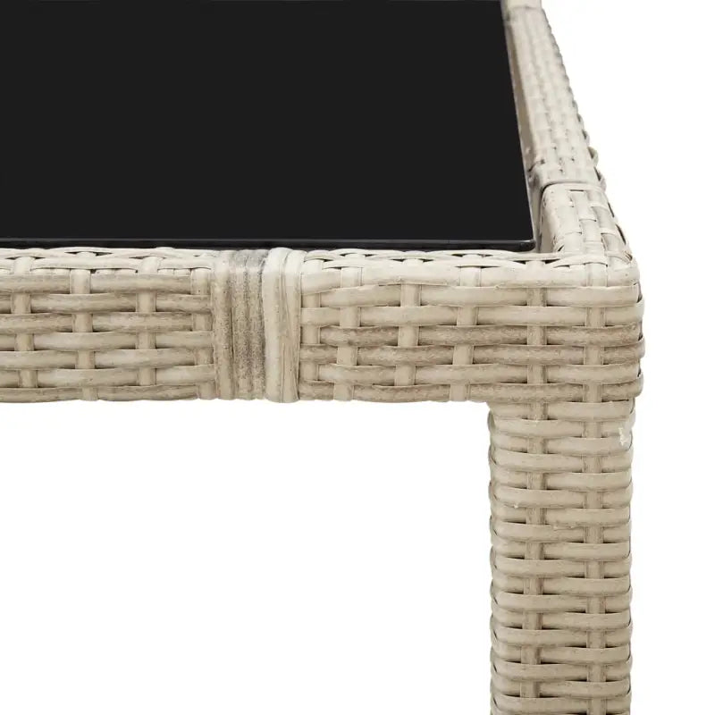 Poly rattan tuinset met gepoedercoate stalen frames en comfortabele stoelen - Tuinsets