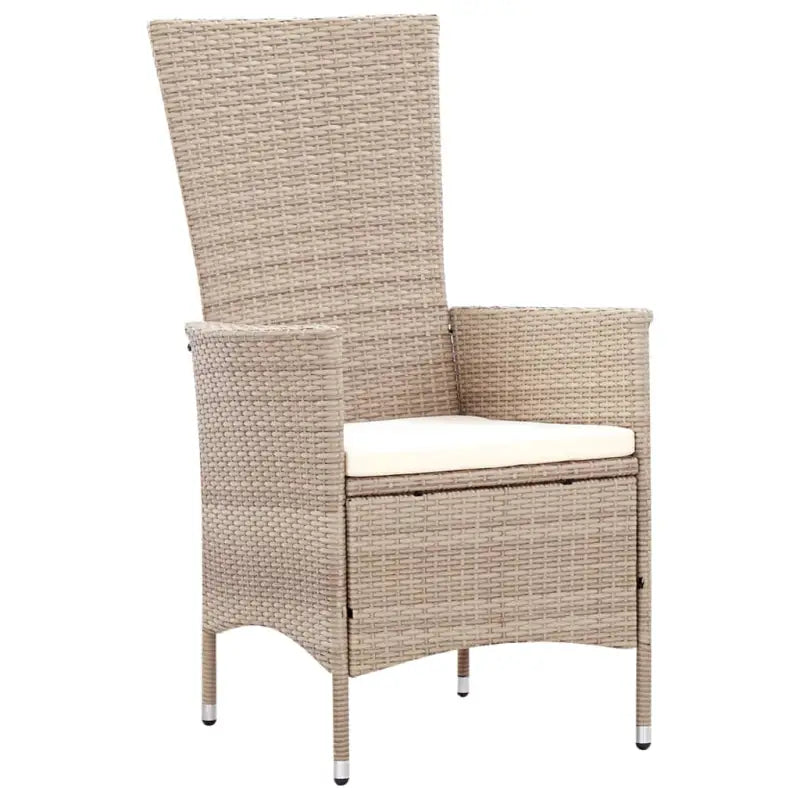 Poly rattan tuinset met gepoedercoate stalen frames en comfortabele stoelen - Tuinsets