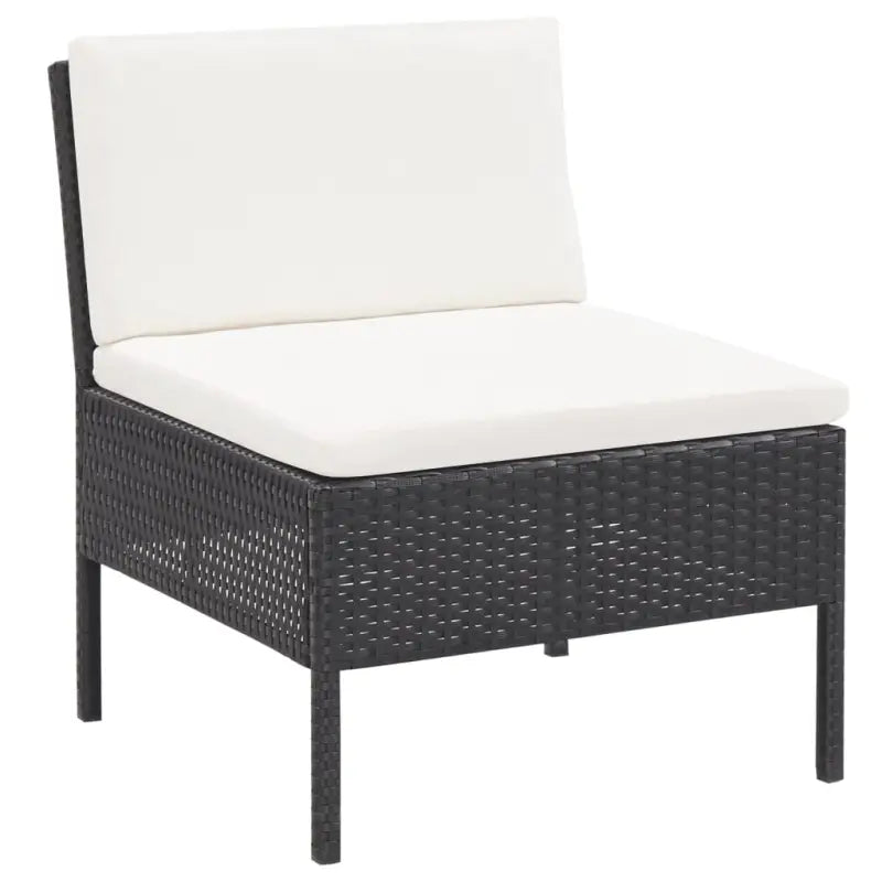 Poly rattan tuinset met levering bevat en brede zitting voor gezellige lounges - Tuinsets