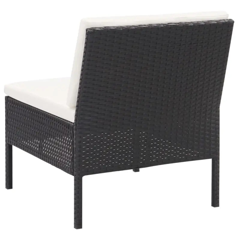 Poly rattan tuinset met levering bevat en brede zitting voor gezellige lounges - Tuinsets