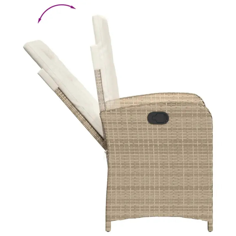 Poly rattan tuinset voor comfortabele zitervaring en gemakkelijk schoon maken - Tuinsets