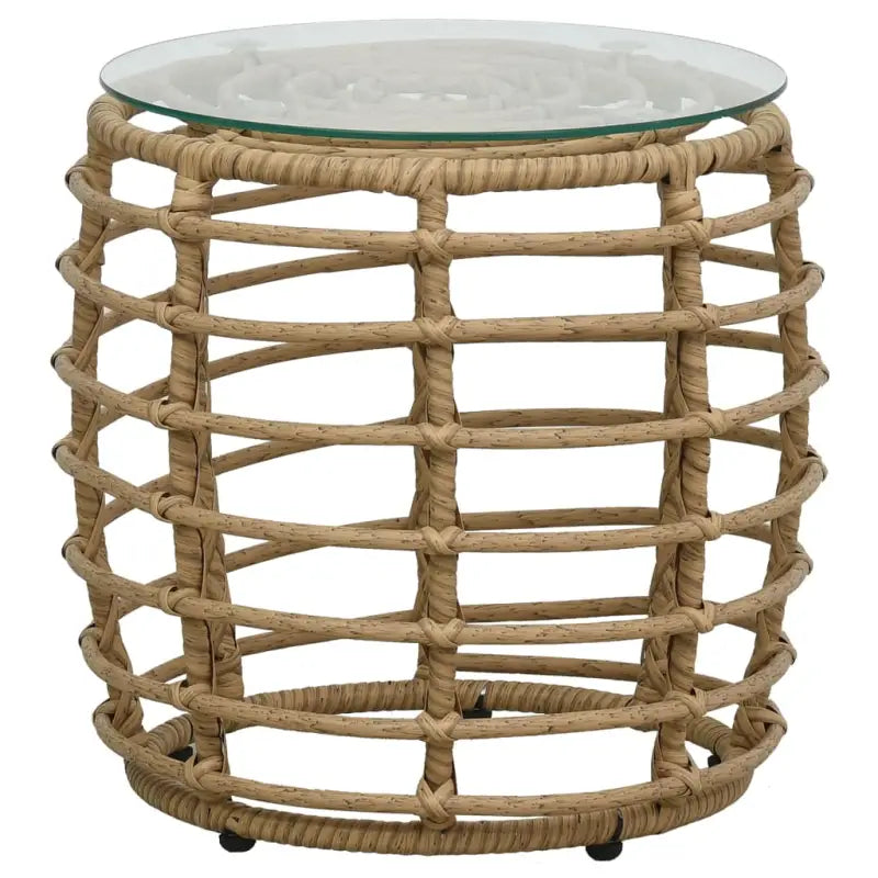 Poly Rattan Tuinset voor een rustieke buitenruimte - Tuinsets