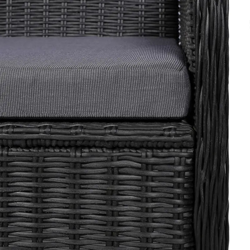 Poly rattan tuinstoelen met gepoedercoat staal levering bevat - Tuinstoelen