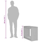 Poly rattan tuintafel met houten blad eenvoudig schoon en veelzijdig - Tuintafels