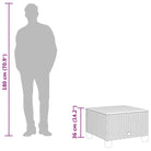 Poly Rattan tuintafel voor eenvoudig schoon en gezellige zithoeken - Tuintafels