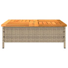Poly rattan tuintafel voor gemakkelijk schoonmaken en gezellig samenzijn - Tuintafels