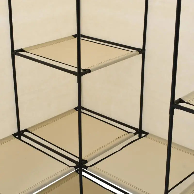 Praktisch hoekrek voor kleding en schoenen met stevig ijzeren frame - Kledingkasten