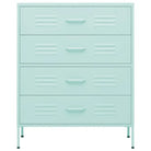 Praktische bijzetkast met stalen constructie en aanpasbare hoogte - Commodes & ladekasten