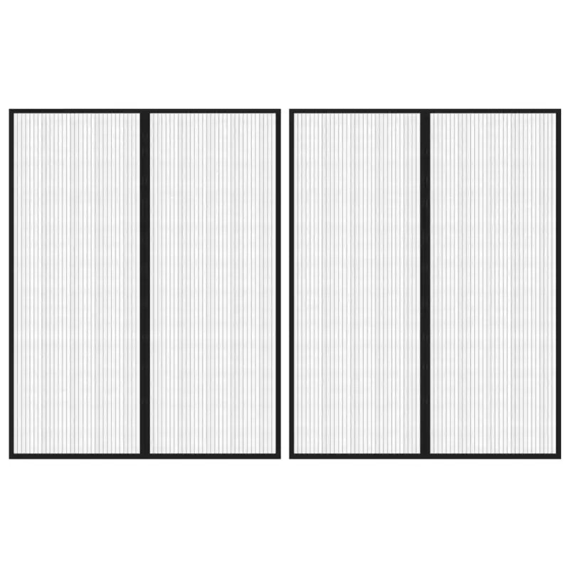 Raamhorren insectengordijn levering bevat voor frisse insectvrije nachten - 230 x 160 cm - Raamhorren