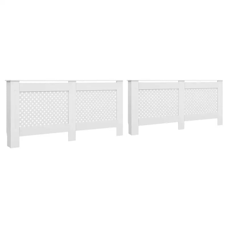 Radiatorombouw van MDF voor een stijlvolle woonkamerafwerking - Wit / 172 x 19 x 81.5 cm / 2 - Accessoires