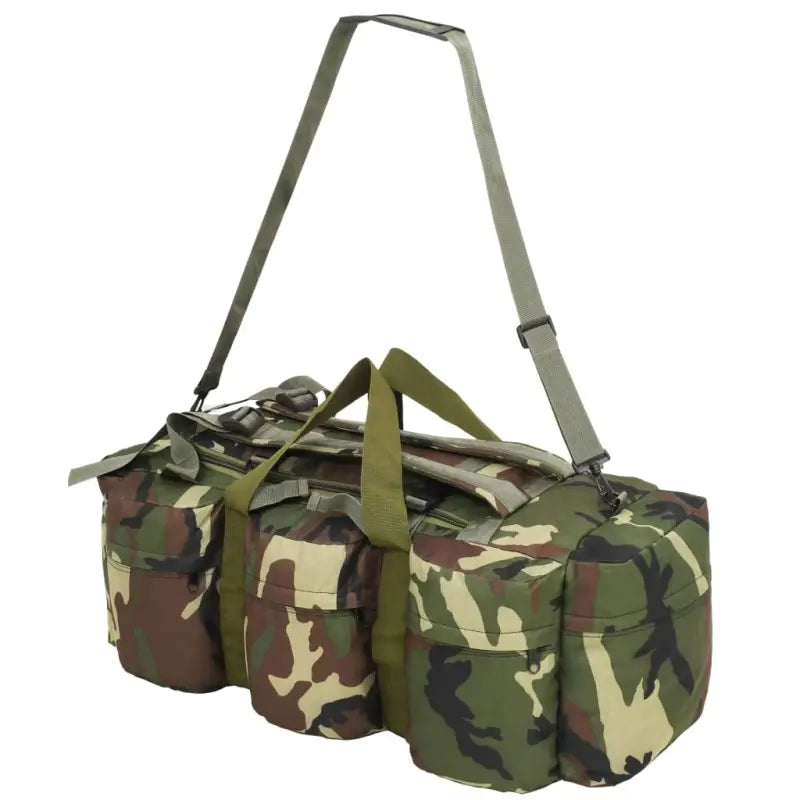 Reistassen van gecoat oxford stof voor avontuurlijke reizigers en outdoor experts - Camouflage - Reistassen