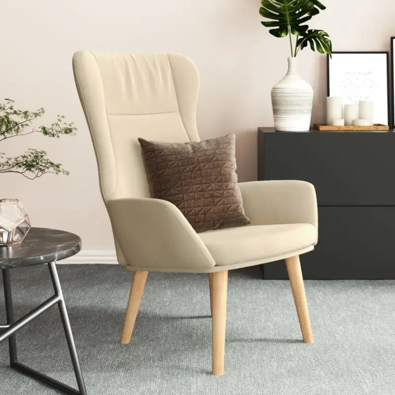 Relaxfauteuil met massief rubberwood voor ultiem comfort - Fauteuils & Relaxfauteuils