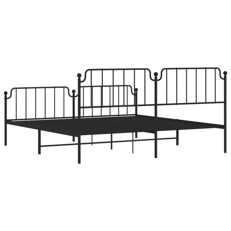 Robuust metalen bedframe met tijdloos design en extra opbergruimte - Bedden & bedframes