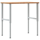 Robuuste werkbank met massief eikenhout en groot werkgebied - Werkbanken