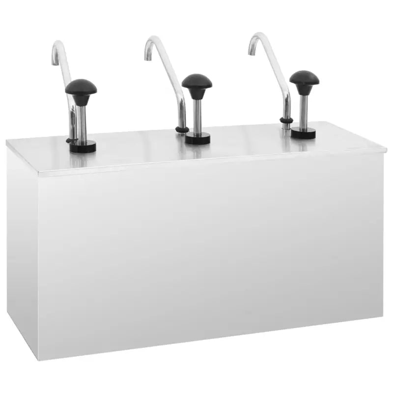Roestvrij staal sausdispenser voor buffet en barbecue met morsvrije doseerfunctie - Kruidenpotjes