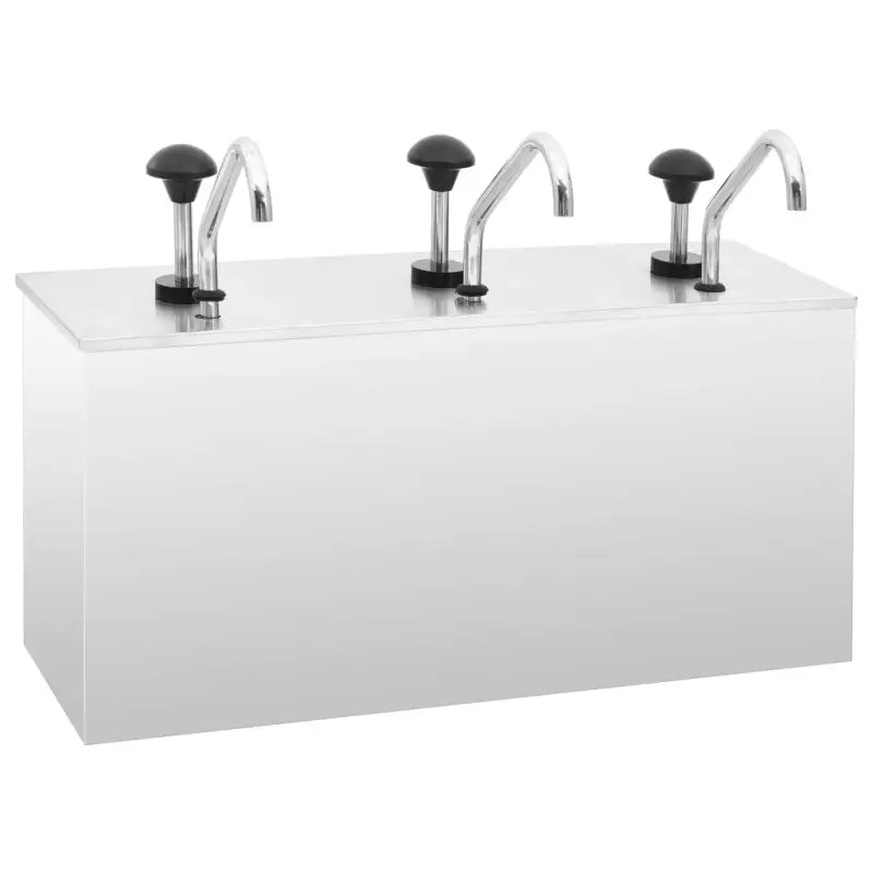 Roestvrij staal sausdispenser voor buffet en barbecue met morsvrije doseerfunctie - Kruidenpotjes