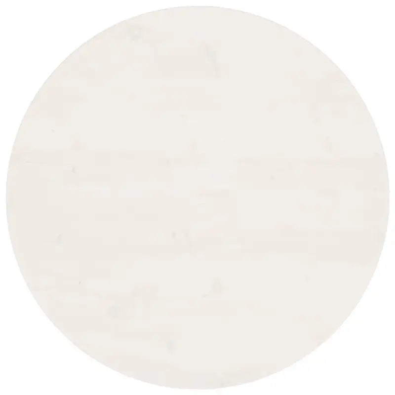Rond tafelblad van massief grenenhout voor eettafels en salontafels - Wit / Ø 70 x 2.5 cm / 1 - Tafelbladen