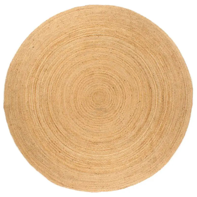 Rond vloerkleed van gevlochten jute met aantrekkelijke textuur - 210 cm / without hollow - Vloerkleden