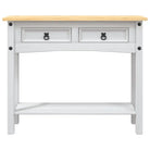 Rustieke Mexicaanse consoletafel van hoogwaardig grenenhout - Wit / 1 - Bijzettafels