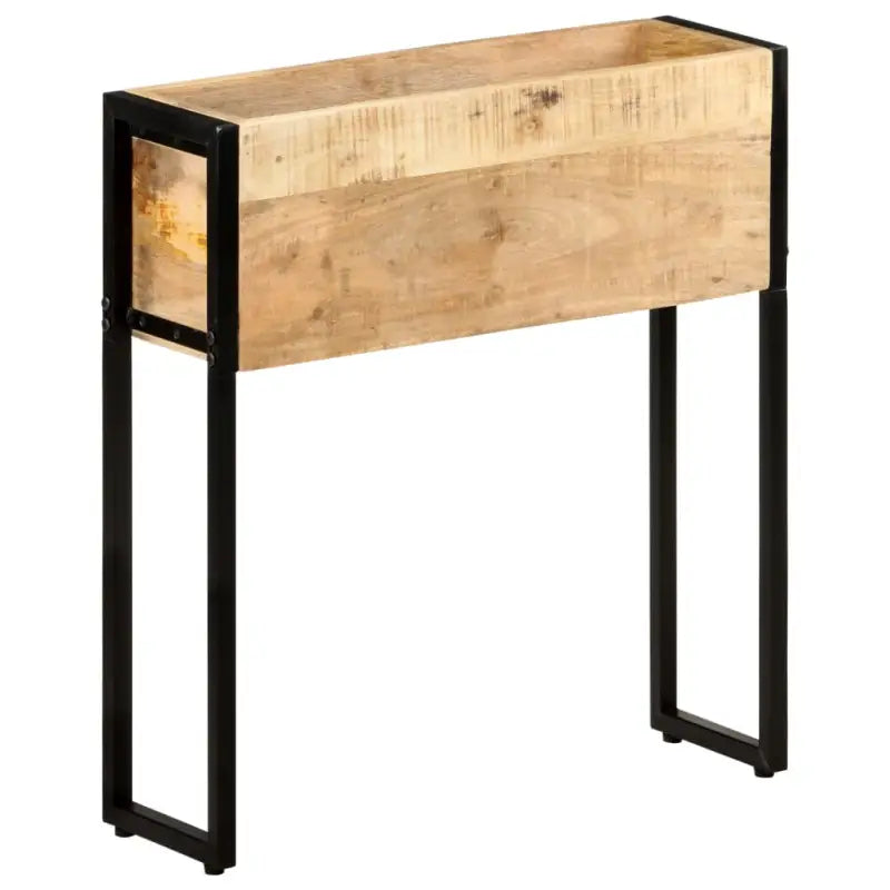 Ruwe Mangohouten plantenbak voor tuin balkon en terras - Bloempotten & plantenbakken