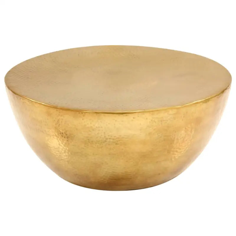 Salontafel in gehamerd aluminium montage vereist zowel functioneel als stijlvol - Salontafels