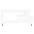 Salontafel met bewerkt hout en metalen poten voor een elegante woonkamer - Salontafels