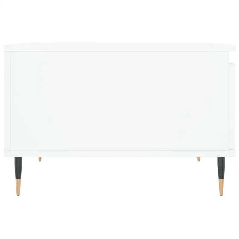 Salontafel met bewerkt hout en metalen poten voor elegantie - Salontafels